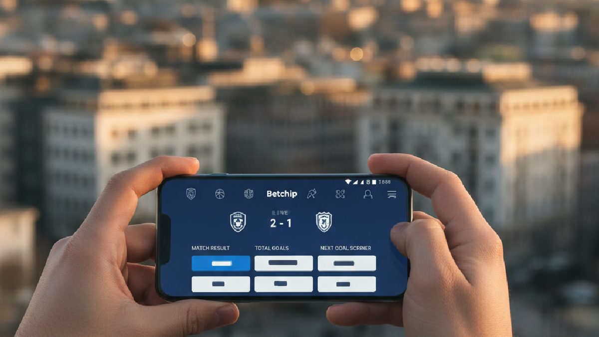 Betchip mobil arayüzü ile canlı maçlara kolayca erişim imkanı.
